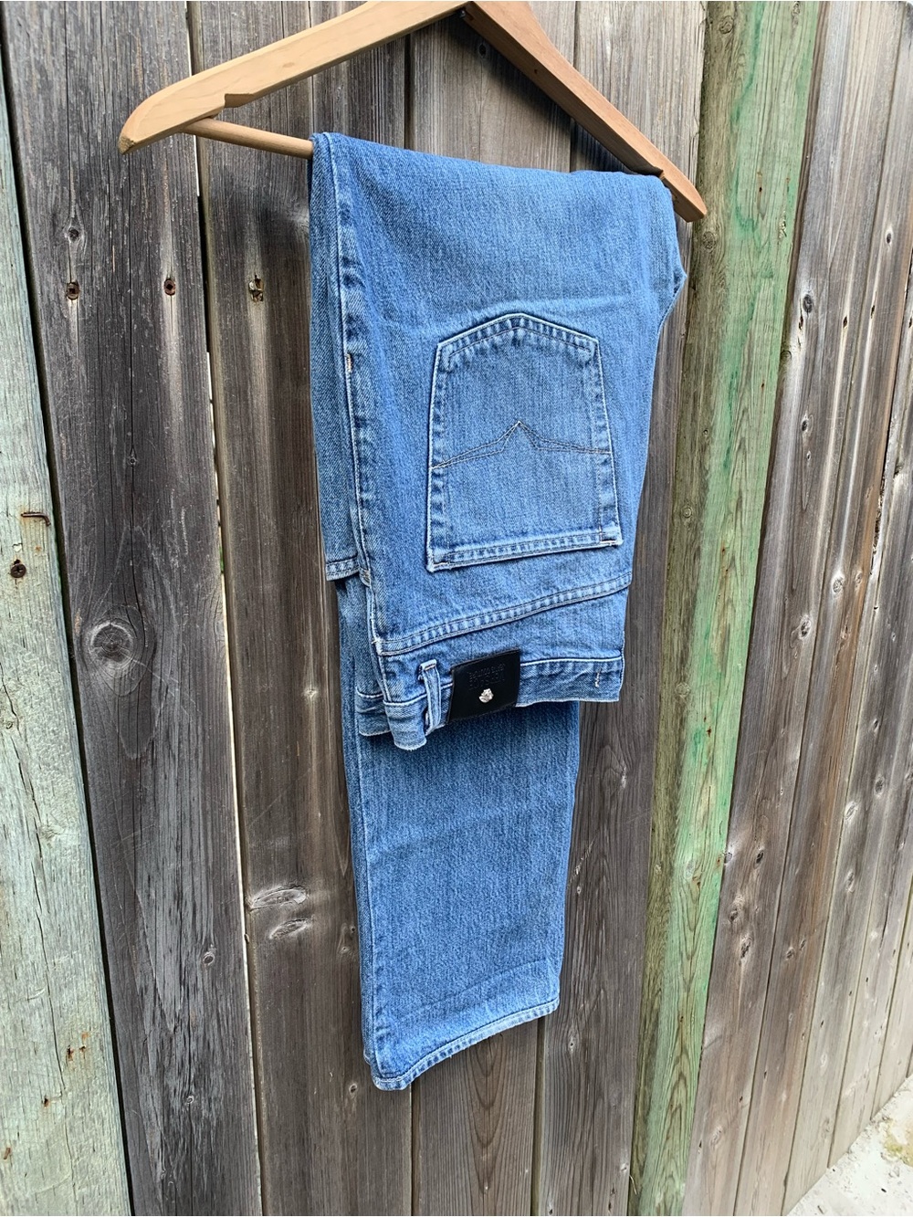 Vintage Versace Jeans Couture Blue Denim Jeans Straight Leg